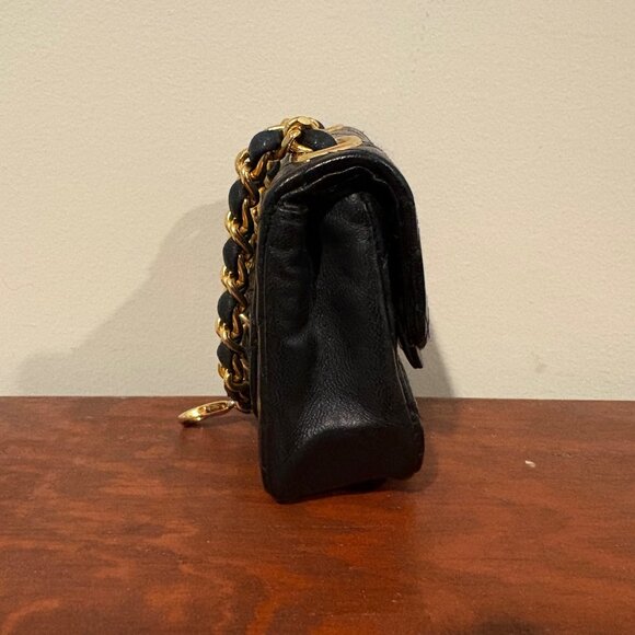 Chanel Vintage Matelassé Quilted Micro Mini Flap Bag - Picture 6 of 14